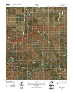 Truscott South Texas Historical topographic map, 1:24000 scale, 7.5 X 7.5 Minute, Year 2010