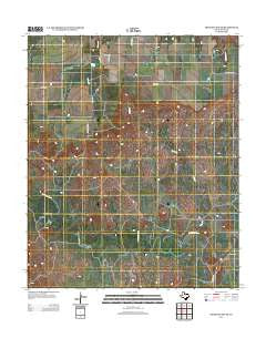 Truscott South Texas Historical topographic map, 1:24000 scale, 7.5 X 7.5 Minute, Year 2013