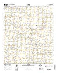 Tubbs Corner Texas Current topographic map, 1:24000 scale, 7.5 X 7.5 Minute, Year 2016