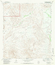 Tule Mountain Texas Historical topographic map, 1:24000 scale, 7.5 X 7.5 Minute, Year 1971