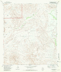 Tule Mountain Texas Historical topographic map, 1:24000 scale, 7.5 X 7.5 Minute, Year 1971