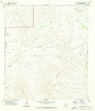 Tule Mountain Texas Historical topographic map, 1:24000 scale, 7.5 X 7.5 Minute, Year 1971