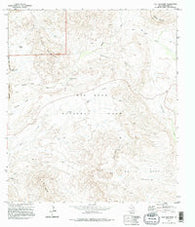 Tule Mountain Texas Historical topographic map, 1:24000 scale, 7.5 X 7.5 Minute, Year 1971