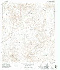 Tule Mountain Texas Historical topographic map, 1:24000 scale, 7.5 X 7.5 Minute, Year 1971