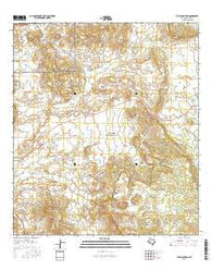 Tule Mountain Texas Current topographic map, 1:24000 scale, 7.5 X 7.5 Minute, Year 2016