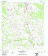 Tuleta Texas Historical topographic map, 1:24000 scale, 7.5 X 7.5 Minute, Year 1963