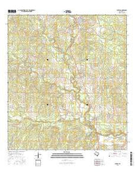 Tuleta Texas Current topographic map, 1:24000 scale, 7.5 X 7.5 Minute, Year 2016