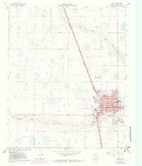 Tulia Texas Historical topographic map, 1:24000 scale, 7.5 X 7.5 Minute, Year 1965