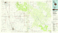 Tulia Texas Historical topographic map, 1:100000 scale, 30 X 60 Minute, Year 1985