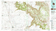 Tulia Texas Historical topographic map, 1:100000 scale, 30 X 60 Minute, Year 1985
