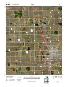 Tulia Texas Historical topographic map, 1:24000 scale, 7.5 X 7.5 Minute, Year 2010