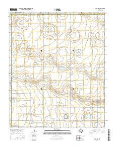 Tulia NW Texas Current topographic map, 1:24000 scale, 7.5 X 7.5 Minute, Year 2016