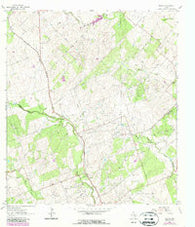 Tulsita Texas Historical topographic map, 1:24000 scale, 7.5 X 7.5 Minute, Year 1963