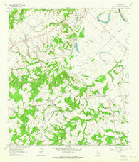 Tunis Texas Historical topographic map, 1:24000 scale, 7.5 X 7.5 Minute, Year 1962
