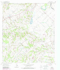 Tunis Texas Historical topographic map, 1:24000 scale, 7.5 X 7.5 Minute, Year 1962