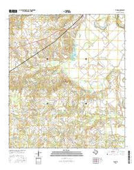 Tunis Texas Current topographic map, 1:24000 scale, 7.5 X 7.5 Minute, Year 2016