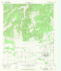 Turkey Texas Historical topographic map, 1:24000 scale, 7.5 X 7.5 Minute, Year 1967