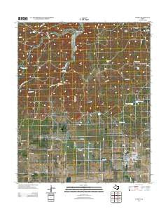 Turkey Texas Historical topographic map, 1:24000 scale, 7.5 X 7.5 Minute, Year 2012