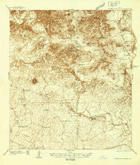 Turkey Mountain Texas Historical topographic map, 1:48000 scale, 15 X 15 Minute, Year 1938