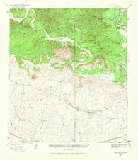 Turkey Mountain Texas Historical topographic map, 1:62500 scale, 15 X 15 Minute, Year 1938