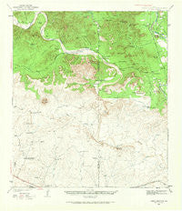 Turkey Mountain Texas Historical topographic map, 1:62500 scale, 15 X 15 Minute, Year 1938