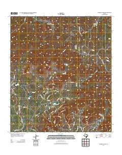 Turkey Knob Texas Historical topographic map, 1:24000 scale, 7.5 X 7.5 Minute, Year 2013