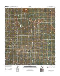 Turkey Mountain Texas Historical topographic map, 1:24000 scale, 7.5 X 7.5 Minute, Year 2012