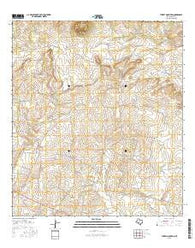 Turkey Mountain Texas Current topographic map, 1:24000 scale, 7.5 X 7.5 Minute, Year 2016