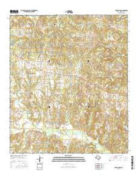 Turlington Texas Current topographic map, 1:24000 scale, 7.5 X 7.5 Minute, Year 2016