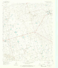 Turnbaugh Corner Texas Historical topographic map, 1:24000 scale, 7.5 X 7.5 Minute, Year 1964
