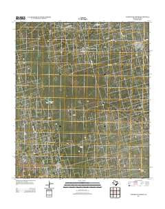 Turnbaugh Corner Texas Historical topographic map, 1:24000 scale, 7.5 X 7.5 Minute, Year 2012