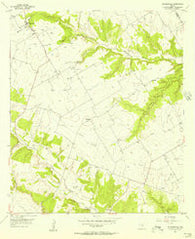 Turnersville Texas Historical topographic map, 1:24000 scale, 7.5 X 7.5 Minute, Year 1955