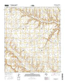 Turnersville Texas Current topographic map, 1:24000 scale, 7.5 X 7.5 Minute, Year 2016