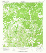 Turney Draw NW Texas Historical topographic map, 1:24000 scale, 7.5 X 7.5 Minute, Year 1973