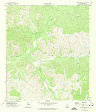 Turney Draw SE Texas Historical topographic map, 1:24000 scale, 7.5 X 7.5 Minute, Year 1971