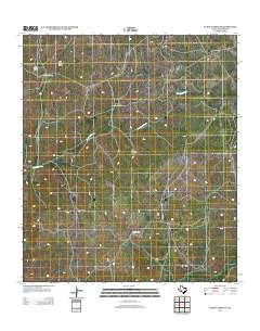 Turney Draw NE Texas Historical topographic map, 1:24000 scale, 7.5 X 7.5 Minute, Year 2012