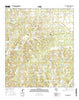 Turney Draw NE Texas Current topographic map, 1:24000 scale, 7.5 X 7.5 Minute, Year 2016