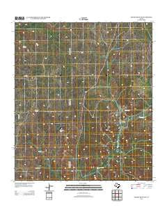 Turney Draw NW Texas Historical topographic map, 1:24000 scale, 7.5 X 7.5 Minute, Year 2012