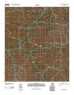 Turney Draw SE Texas Historical topographic map, 1:24000 scale, 7.5 X 7.5 Minute, Year 2010