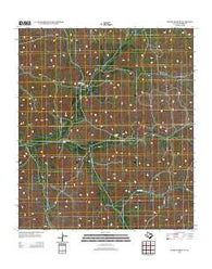 Turney Draw SE Texas Historical topographic map, 1:24000 scale, 7.5 X 7.5 Minute, Year 2012