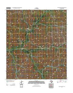 Turney Draw SE Texas Historical topographic map, 1:24000 scale, 7.5 X 7.5 Minute, Year 2012