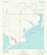 Turtle Bay Texas Historical topographic map, 1:24000 scale, 7.5 X 7.5 Minute, Year 1952