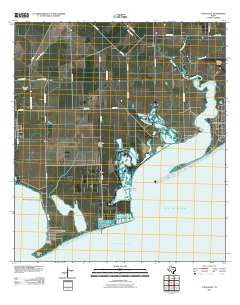 Turtle Bay Texas Historical topographic map, 1:24000 scale, 7.5 X 7.5 Minute, Year 2010
