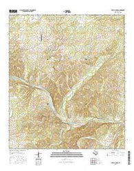 Turtle Creek Texas Current topographic map, 1:24000 scale, 7.5 X 7.5 Minute, Year 2016