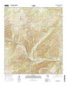Turtle Creek Texas Current topographic map, 1:24000 scale, 7.5 X 7.5 Minute, Year 2016