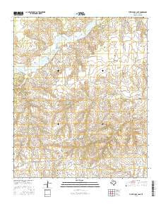 Turtle Hole Camp Texas Current topographic map, 1:24000 scale, 7.5 X 7.5 Minute, Year 2016