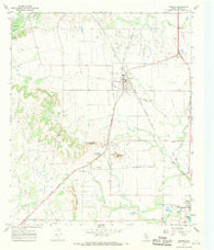 Tuscola Texas Historical topographic map, 1:24000 scale, 7.5 X 7.5 Minute, Year 1967