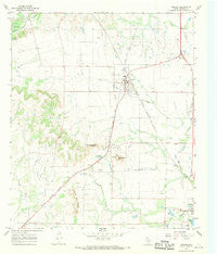 Tuscola Texas Historical topographic map, 1:24000 scale, 7.5 X 7.5 Minute, Year 1967