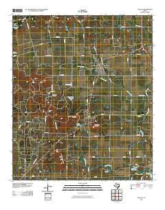 Tuscola Texas Historical topographic map, 1:24000 scale, 7.5 X 7.5 Minute, Year 2010