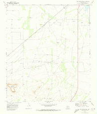 Twelvemile Mesa Texas Historical topographic map, 1:24000 scale, 7.5 X 7.5 Minute, Year 1970